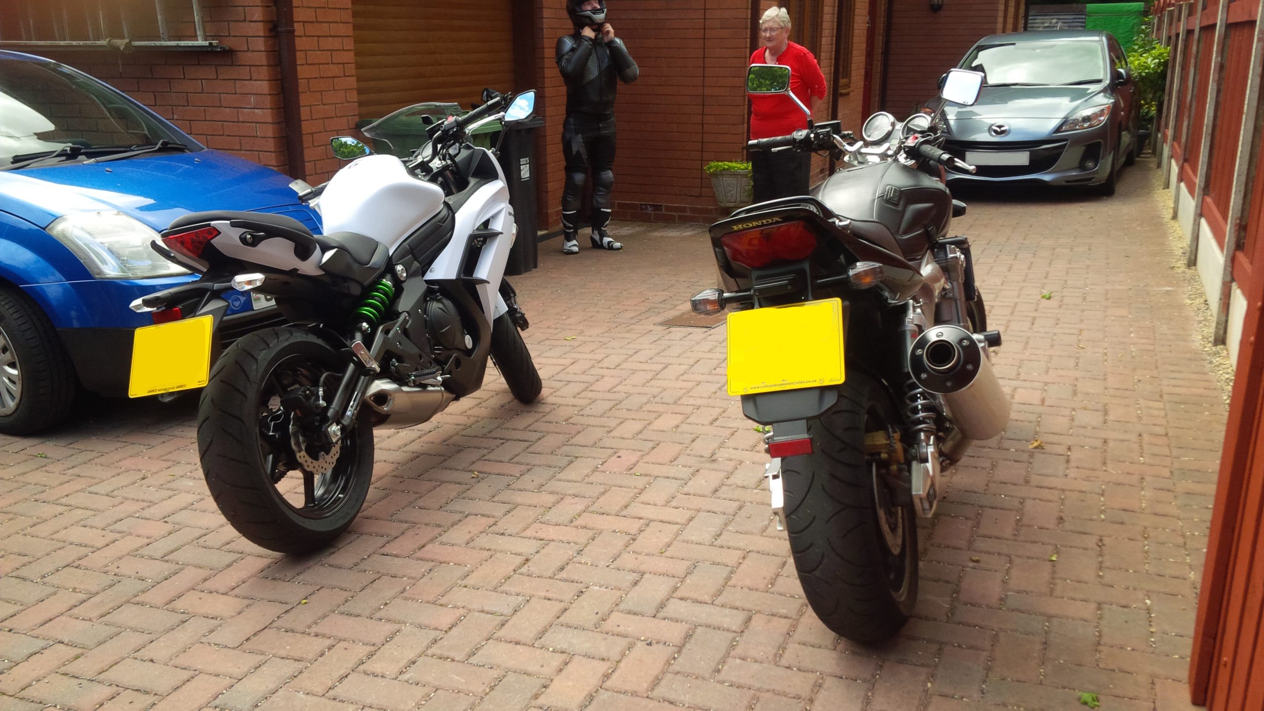 Kiwi and his Nan on 21st June 2015 - Fathers Day Ride-Out